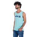 Hurley Herren Everyday One and Only Solid Tank Tshirt, Tropical Mist, M