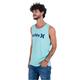 Hurley Herren Everyday One and Only Solid Tank Tshirt, Tropical Mist, XL