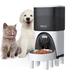 Balems Automatic Feeder Plastic (affordable option)/Metal/Stainless Steel (easy to clean) in Gray, Size 15.4 H x 6.9 W x 11.4 D in | Wayfair
