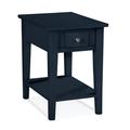 Braxton Culler East Hampton Solid Wood End Table w/ Storage Wood in Black | 25 H x 17 W x 24 D in | Wayfair 1054-171/ANTBLACK
