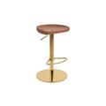 sohoConcept Cattelan Piston Half Footrest Wood/Metal in Yellow/Brown | Wayfair CAT-PST-PR-02