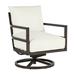 Summer Classics Santa Barbara Swivel Patio Chair | 34.25 H x 28.75 W x 36 D in | Wayfair 404831+C8996258N