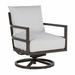 Summer Classics Santa Barbara Swivel Patio Chair | 34.25 H x 28.75 W x 36 D in | Wayfair 404831+C8994325N