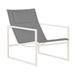 Summer Classics Serenata Sling Easy Lounge Outdoor Chair in White | 33.5 H x 25 W x 39 D in | Wayfair 457794+C2344240N