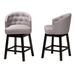 Red Barrel Studio® Trunnell 27" Counter Stool Wood/Upholstered in Gray | 37.2 H x 21.7 W x 21.7 D in | Wayfair 732FCE3F789F457A8997C8EB3F209E7F