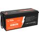 Litime - 12V 200Ah plus Akku Lithium LiFePO4 Batterie mit 200A bms, Max 2560W Ausgangsleistung,