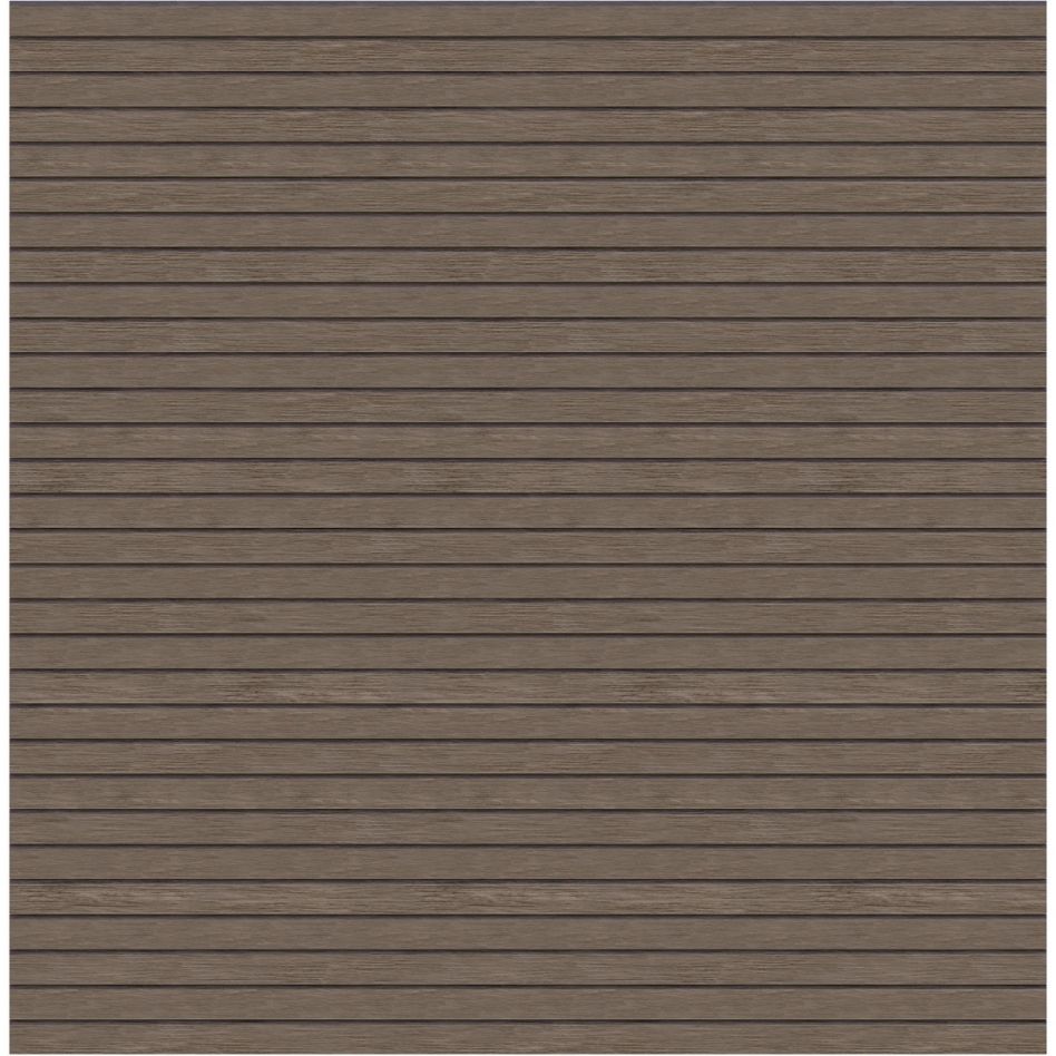 TraumGarten Rhombus-Sichtschutzzaun Rundum-Sorglos-Paket Rhombus Vintage Oak Sichtschutz Rhombuszaun, Einbetonieren, 14,63 m,Silber Image