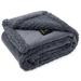 Waterproof Pet Blanket Liquid Pee Proof Dog Blanket for Sofa Bed Couch Reversible Sherpa Fleece Furniture Protector Cover for Small Medium Large Dogs Cats Dark Gray Smallï¼ˆ40 x 28 ï¼‰