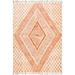 Casavani Handmade Orange Cotton Dhurrie Hallway Stair Runner Rug Outdoor Floor Rug Entrance DÃ©cor Mat 4x10 feet