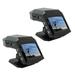 2X New 1080P Full HD Dash Cam Car Video Driving Recorder with Center Console LCD Car DVR Video Recorder Parking Monitor