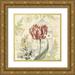 Gladding Pamela 26x26 Gold Ornate Wood Framed with Double Matting Museum Art Print Titled - Floral Nature Trail II