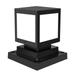 Solar Post Lamp Outdoor Waterproof Column Head Light for Garden Wall Lamp Post Deck Cap Fence Landscape Lamp Warm Light