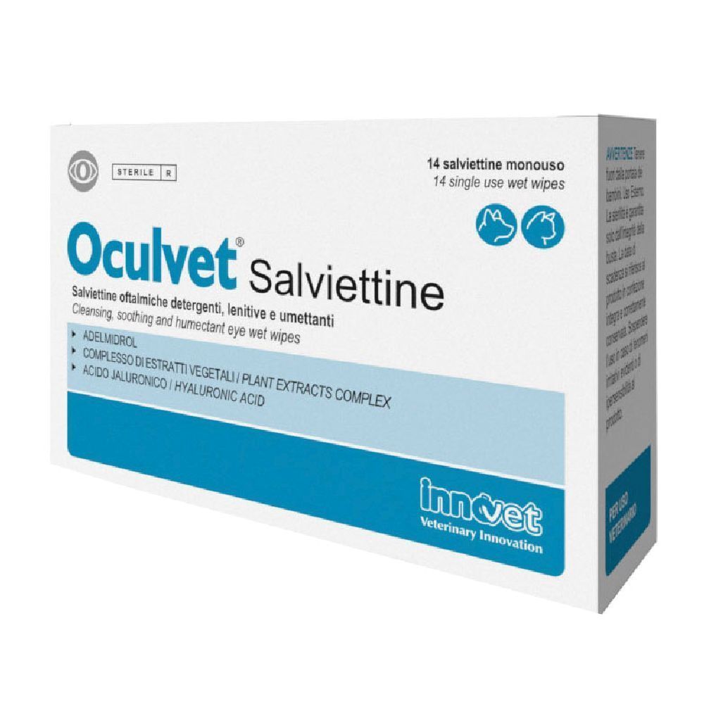 Oculvet Salviettine Uso Veterinario 14 Monouso pz Salviette
