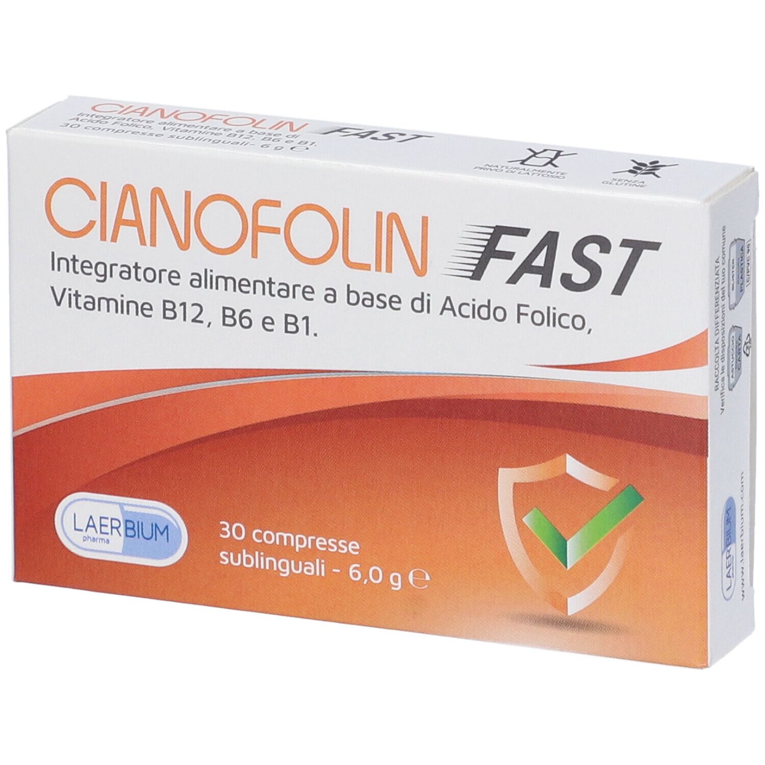 Cianofolin Fast 6 g Compresse sublinguali