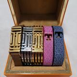 Tory Burch Jewelry | Fitbit Tory Burch Box Set- Bands And Charger Only | Color: Brown/Silver | Size: Os