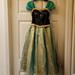 Disney Dresses | Nwt Disney Frozen Princess Anna Deluxe Costume Dress, Size 7/8 | Color: Green | Size: 7g