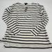 J. Crew Tops | J Crew Top Xxs Womens Striped Black White Knit Preppy Casual Cotton New Stripe | Color: Black/White | Size: Xxs