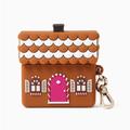 Kate Spade Other | Nwt Kate Spade Gingerbread House Silicone Gen 3 Airpod Case With Gold Clip | Color: Gold | Size: Os