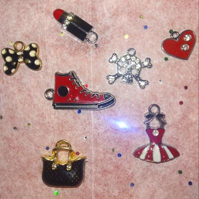 Converse Jewelry | Charms Red Lot | Color: Red | Size: 7pcs