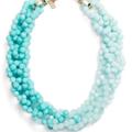 Kate Spade Jewelry | Kate Spade "The Bead Goes On" Gold Multi-Turquoise Color Ombre Blue Necklace | Color: Gold | Size: Os