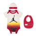 Nike Matching Sets | 3 Piece Nike Air Jordan Baby Boys Gift Set / Outfit | Color: Black/Red | Size: 0-6 Months