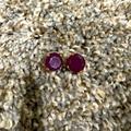 Kate Spade Jewelry | Kate Spade Purple Gem Earrings | Color: Gold/Purple | Size: Os