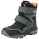 Geox J Himalaya Boy B ABX Ankle Boot, Black/ORANGE, 35 EU