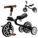 Balance Bike for 2 3 4 Years Old Boys Girls, Toddler Trike Bike 4 in 1 Kids Tricycle Bike with Detachable Pedals and Training Wheels, Ride On Toys Kids Birthday Gifts (Black)