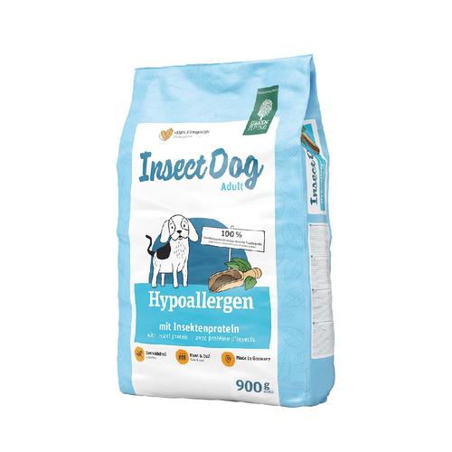 Sparpaket: 5x900g Green Petfood InsectDog hypoallergen Hundefutter trocken