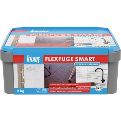 Knauf - Fugenmörtel Flexfuge Smart 2 - 20 mm silbergrau 2 kg Fugenmörtel