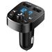 PERZOE Dual USB Bluetooth-compatible 5.0 Receiver FM Transmitter Car MP3 Player Kit Quick Charger