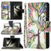 TECH CIRCLE Galaxy S23 5G Wallet Case Premium PU Leather Zipper Card Slot Wrist Strap Magnetic Closure Kickstand Carrying Pouch Protective Case for Samsung Galaxy S23 5G 6.1 inch 2023 Tree