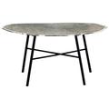 Signature Design by Ashley Laverford Coffee Table Metal in Black/Gray | 17.25 H x 34 W x 22.5 D in | Wayfair T836-8