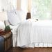 Gracie Oaks Twin Oversized 3-Piece Quilt Set 100% Cotton Ruffles Pre-Washed Cotton in White | Twin Quilt + 2 Twin Shams | Wayfair
