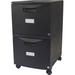 Inbox Zero Kandiss 2-Drawer Mobile Vertical Filing Cabinet Metal in Black | 12 H x 15 W x 18 D in | Wayfair F97E647122434ACBAA98D6D24BBFEE48