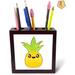 GN109 Pen Holder，Colorful Wood in Black/Brown/Yellow | 5 H x 5.5 W x 1.81 D in | Wayfair 29636Y0HM83O1VK5N9