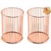 GN109 Pen Holder, Wire Pencil Holder, Decorative Desk Storage Organizer Container For Stationery & Desk Accessories in Pink/Yellow | Wayfair