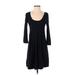 Splendid Casual Dress - A-Line: Blue Solid Dresses - Women's Size X-Small