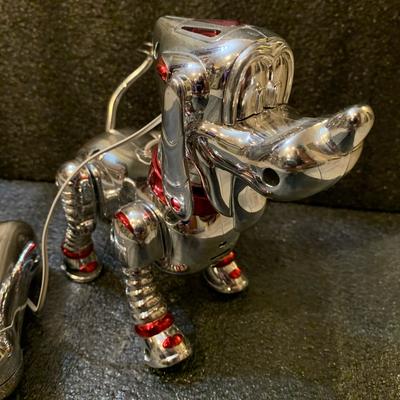 Disney Toys | *Brand New* Disney Pluto Tomorrowland Chrome & Red Remote Control Walking Robot | Color: Red/Silver | Size: One Size Fits All