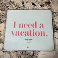 Kate Spade Other | Kate Spade “I Need A Vacation” Mouse Pad | Color: Green/Pink | Size: Os