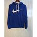 Nike Shirts | Nike Logo Therma Dri-Fit Pullover Hoodie Hood Small S Swoosh Graphic Logo | Color: Blue | Size: S