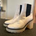 Free People Shoes | Free People James Chelsea Boot-Bone With Gum Sole | Color: Cream | Size: 9