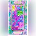 Lilly Pulitzer Other | Lilly Pulitzer Glitter Iphone X/Xs Case New | Color: Blue/Pink | Size: Os