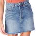 Free People Skirts | Free People Rugged A Line Denim Skirt | Color: Blue | Size: 26