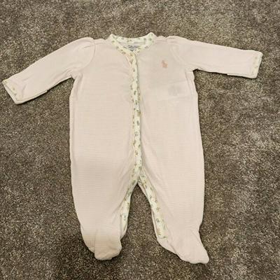 Ralph Lauren Pajamas | Baby Girls Ralph Lauren Nb Sleeper | Color: Pink | Size: Newborn