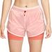 Nike Shorts | Nike Women's Small Icon Clash Tempo Luxe Mid-Rise Running Shorts Dm7739 | Color: Orange | Size: S