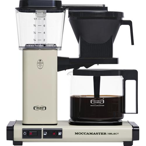 "MOCCAMASTER Filterkaffeemaschine ""KBG Select off-white"" Kaffeemaschinen Gr. 1,25 l, weiß Filterkaffeemaschine"