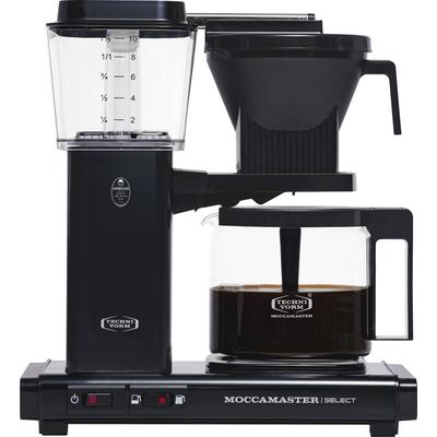MOCCAMASTER Filterkaffeemaschine "KBG Select black" Kaffeemaschinen Gr. 1,25 l, 10 Tasse(n), schwarz Filterkaffeemaschine