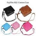 Étui de protection en cuir PU pour caméra Fujifilm Instax Square SQ6 SQ1 sac avec bandoulière