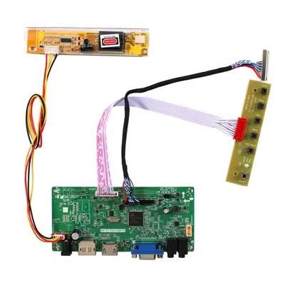 HD-MI DP VGA LCD Controller Board For 15.6" LTN156AT01 N156B3 B156XW01 LCD Display